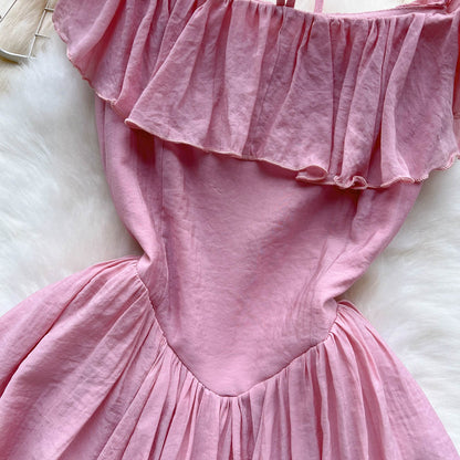 Robe courte trapèze mignonne et tendance RF0053