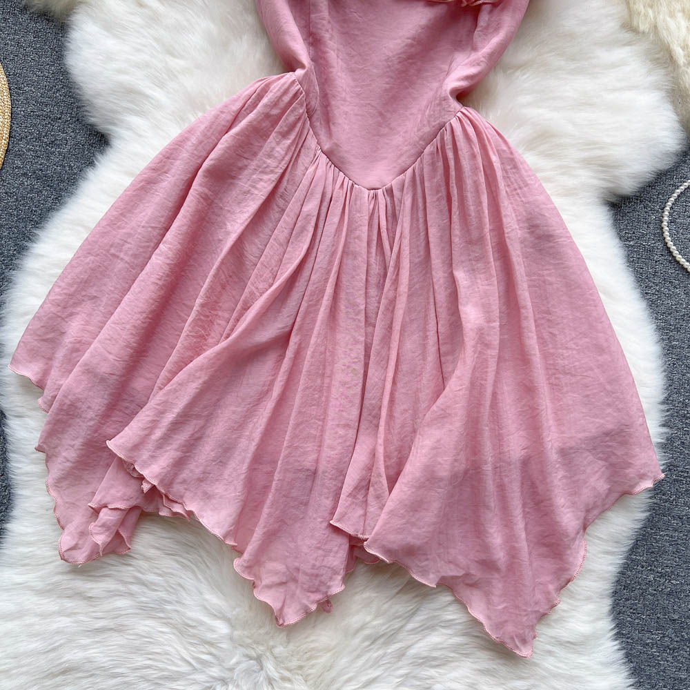 Robe courte trapèze mignonne et tendance RF0053