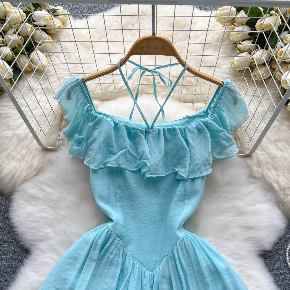 Robe courte trapèze mignonne et tendance RF0053