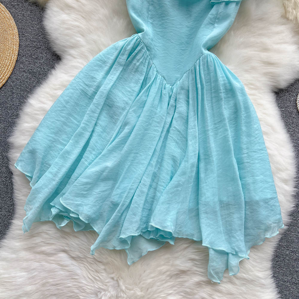 Robe courte trapèze mignonne et tendance RF0053