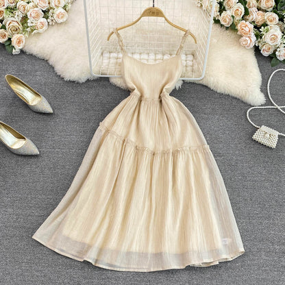 Champagne A-line Short Dress Fashion Dress RF0050