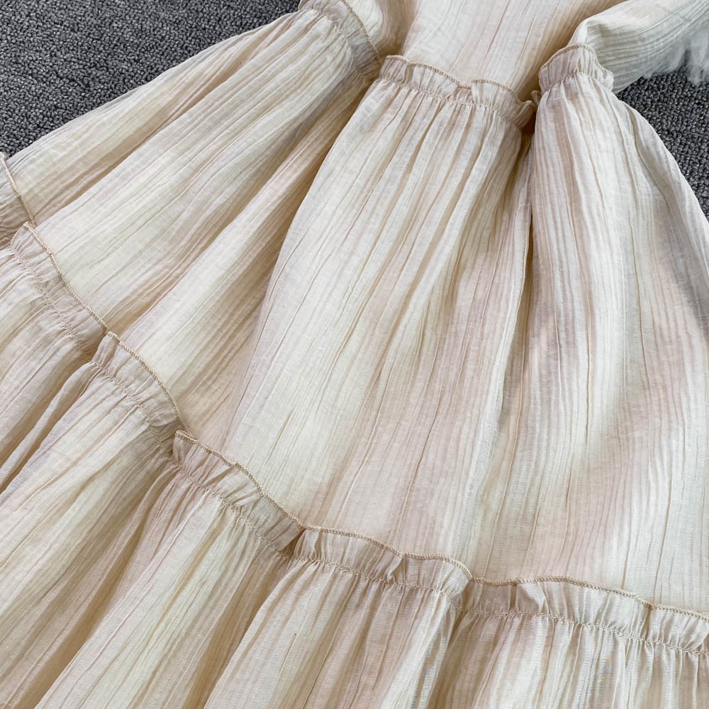 Champagne A-line Short Dress Fashion Dress RF0050