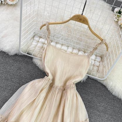 Champagne A-line Short Dress Fashion Dress RF0050