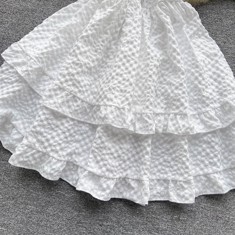 Cute Spaghetti Short Dress RF0048
