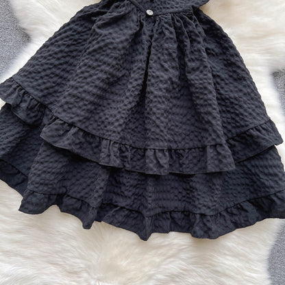 Cute Spaghetti Short Dress RF0048