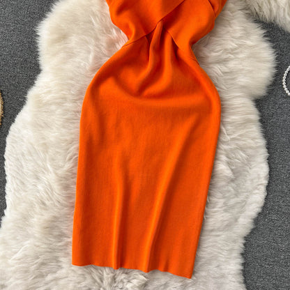 Sexy kurzes Strickkleid RF0046