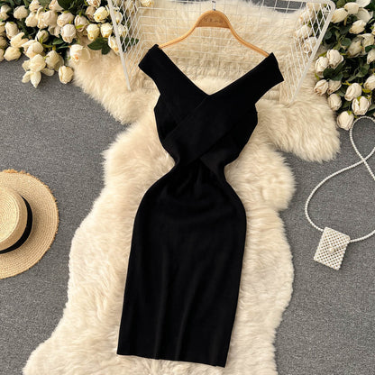 Sexy kurzes Strickkleid RF0046