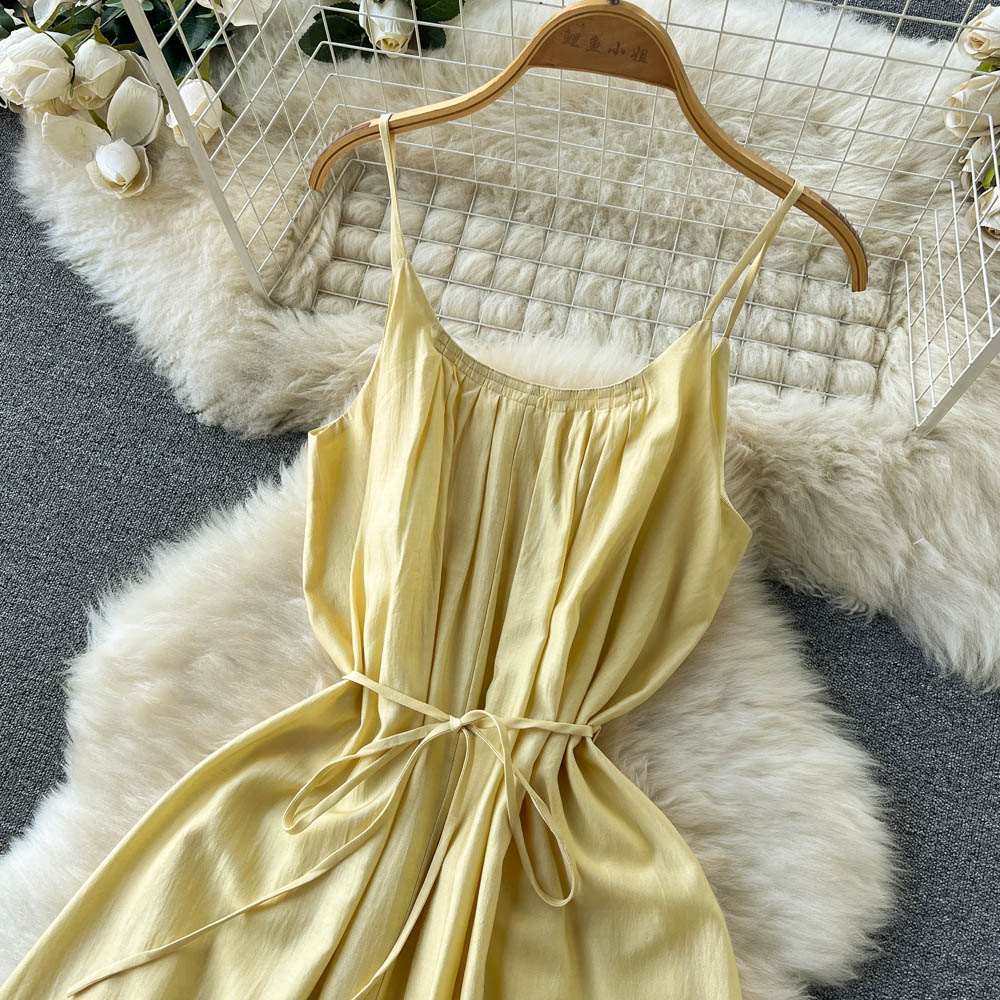 Yellow A-line Short Dress Fashion Dress RF0040