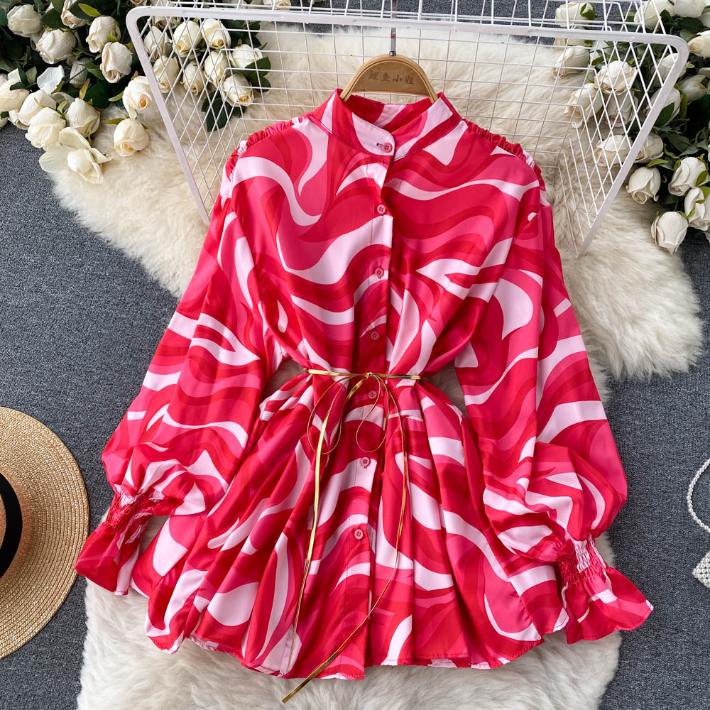 Cute A-line Long Sleeve Dress Fashion Dress RF0034