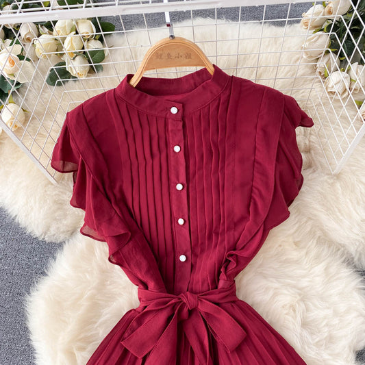 Elegant Chiffon A-line Dress Fashion Dress RF0032