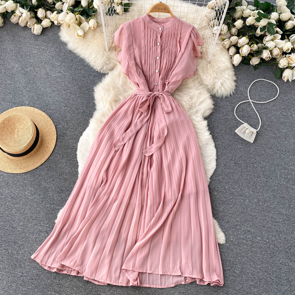 Elegant Chiffon A-line Dress Fashion Dress RF0032