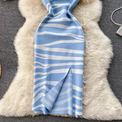 Sexy Sleeveless Knitted Dress Fashion Dress RF0031