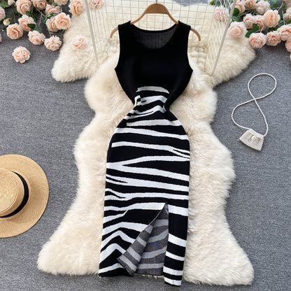 Sexy Sleeveless Knitted Dress Fashion Dress RF0031