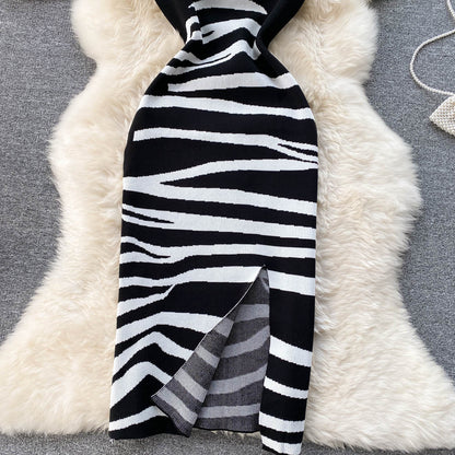 Sexy Sleeveless Knitted Dress Fashion Dress RF0031