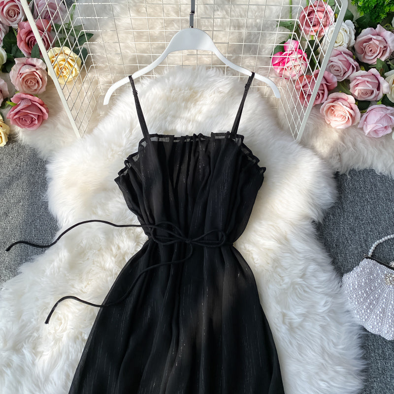 Black White Tulle Short Dress Fashion Dress RF0028