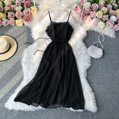 Black White Tulle Short Dress Fashion Dress RF0028