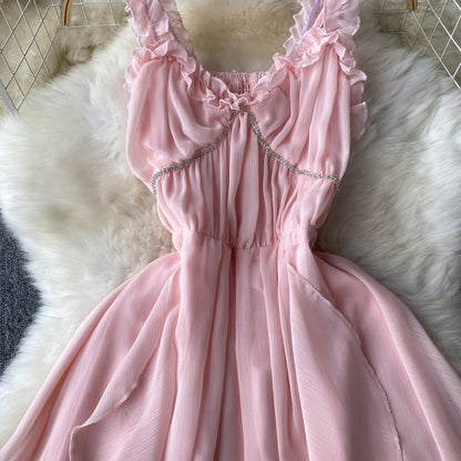 Pink A-line Fashion Dress RF0012