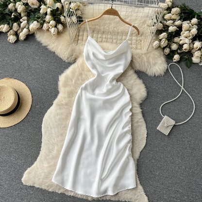 Simple Satin Dresses, Fashion Dress RF0010