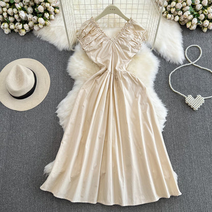 Cute V-neck Dress, Fashion Dress RF0007