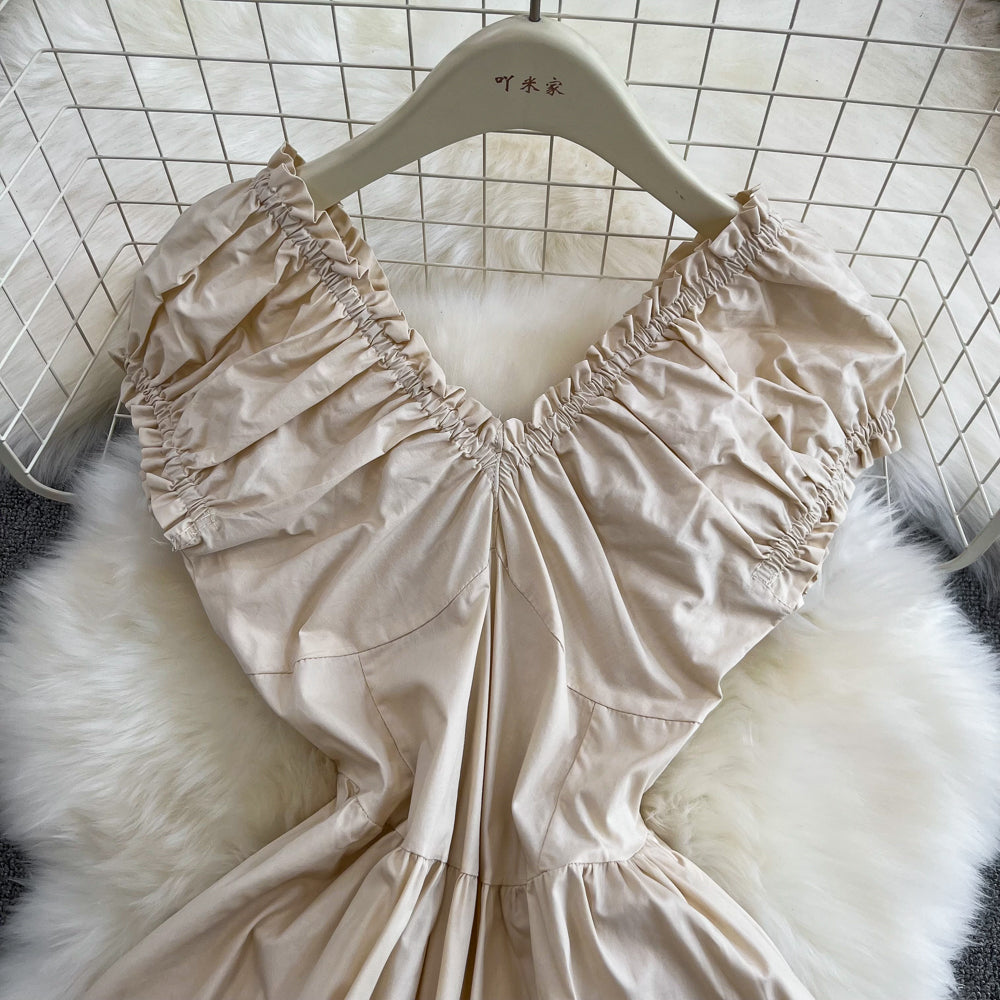 Cute V-neck Dress, Fashion Dress RF0007