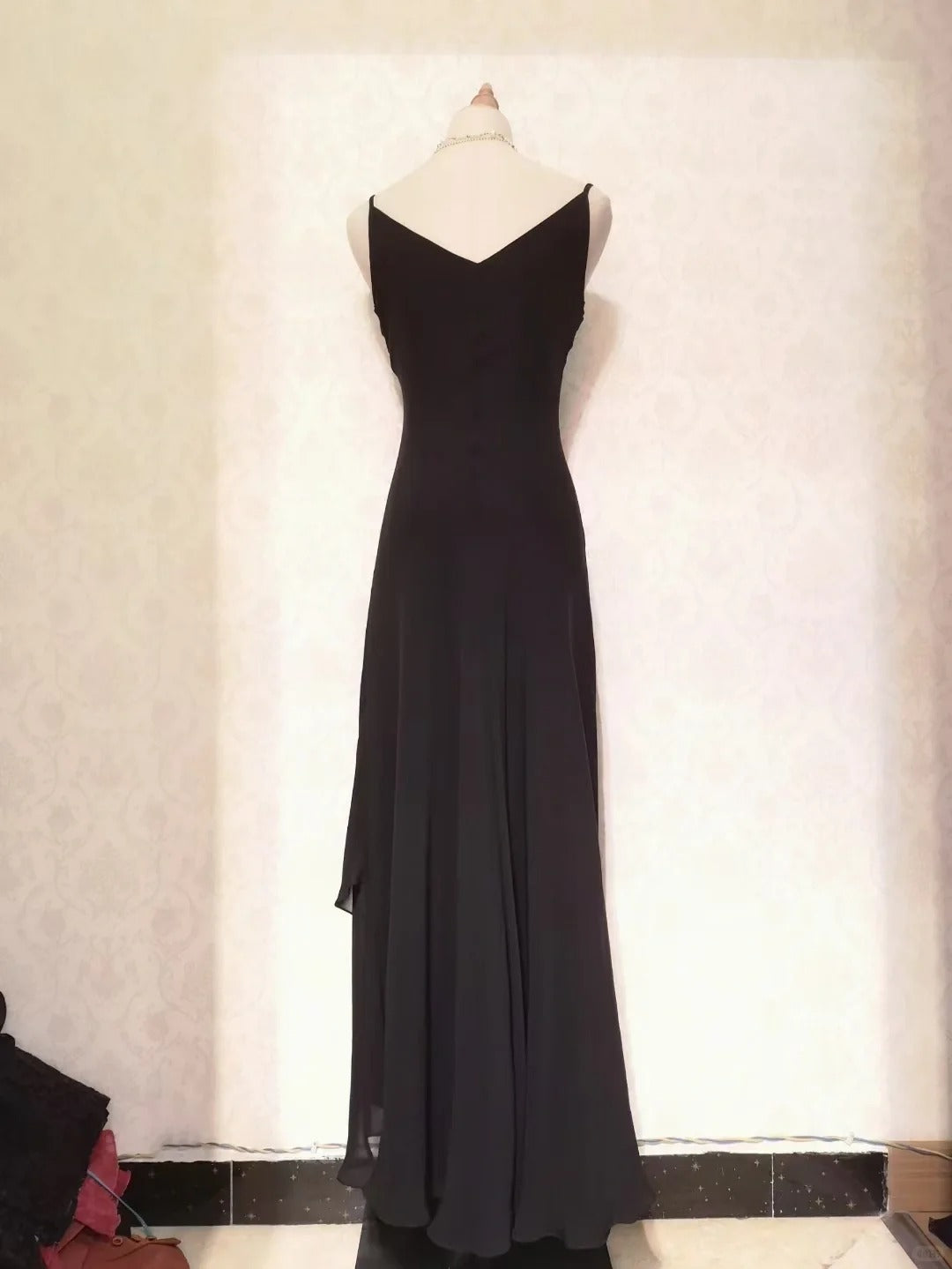 Vintage Prom Dresses 70s Mermaid Spaghetti Straps Brown With Cape Sleeveless Evening Formal Outfits RB4315